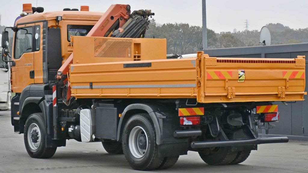 Camion grue, Camion benne MAN TGA 18.360 * PK 10501 + FUNK *4x4