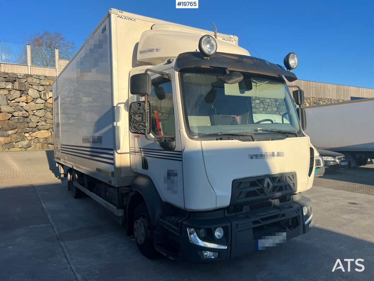 Camion fourgon Renault D7.5