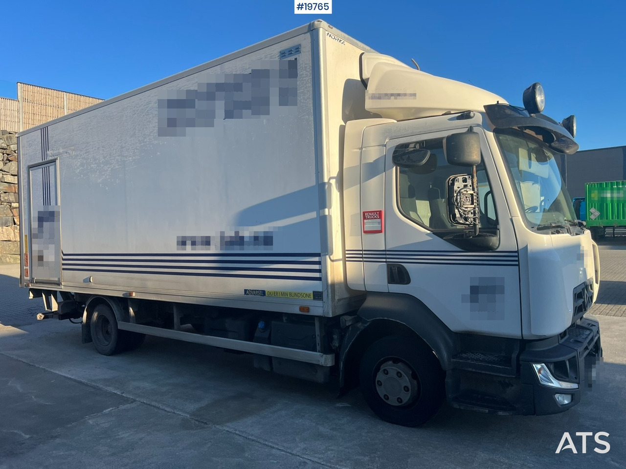 Camion fourgon Renault D7.5