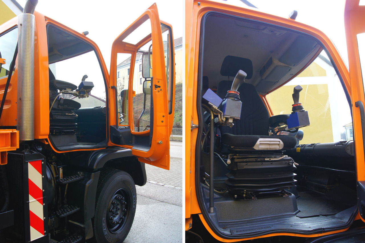 Véhicule de voirie/ Spécial Mercedes-Benz Unimog U 400/TÜV/Hydrostat/Mähtür +MULAG MHU 800